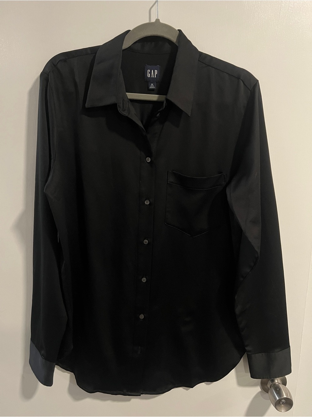 TALL GAP Men's Black Button-Up Shirt